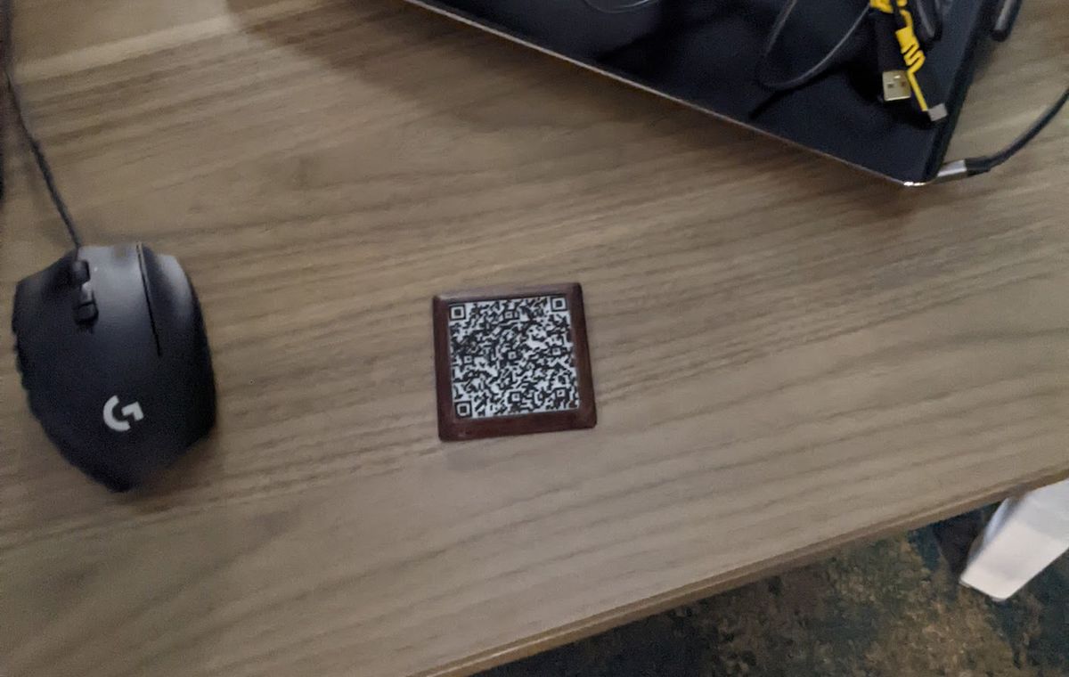 3D Printed QR Code